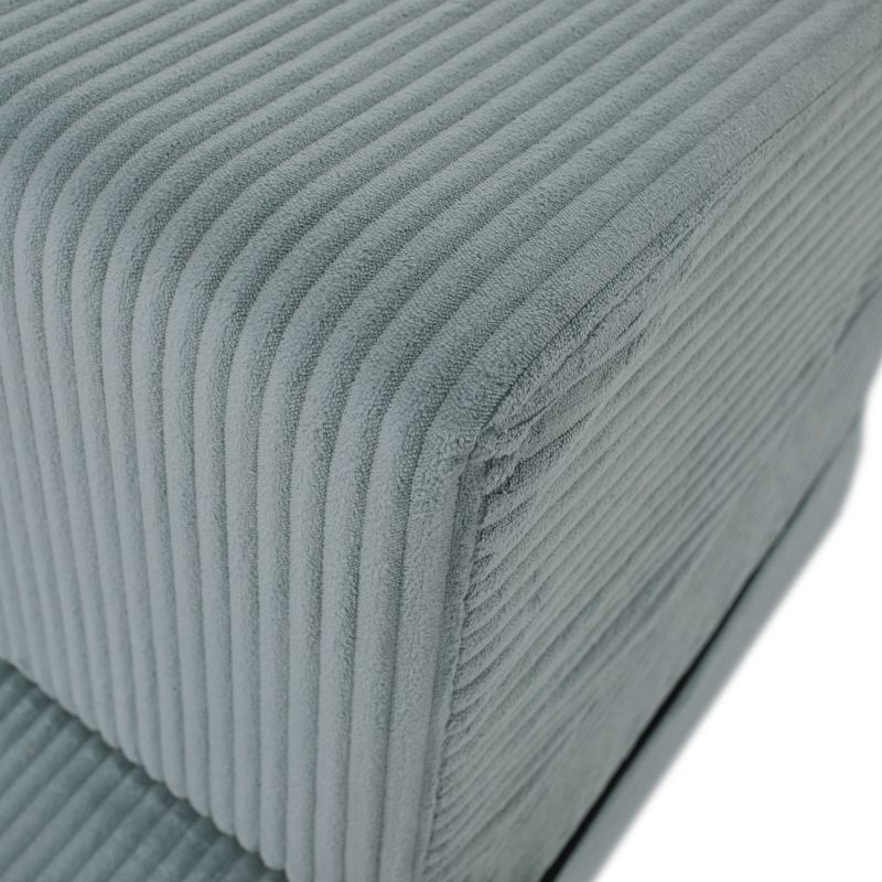 Skladací matrac do tvaru dvojkresla, mentolová