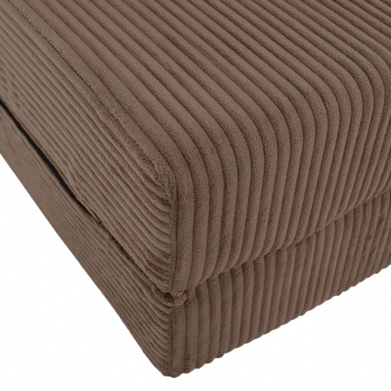 Skladací matrac do tvaru dvojkresla, béžová