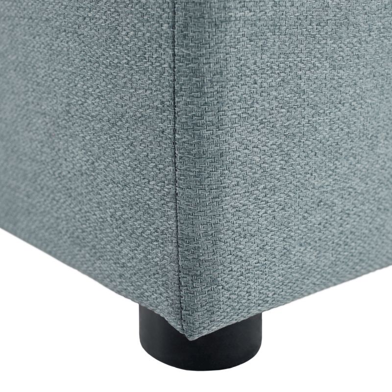 Praktický taburet, látka Twist mentolová