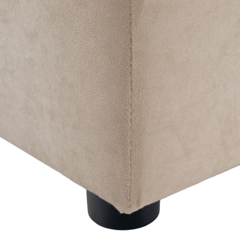 Praktický taburet, látka Alova béžová