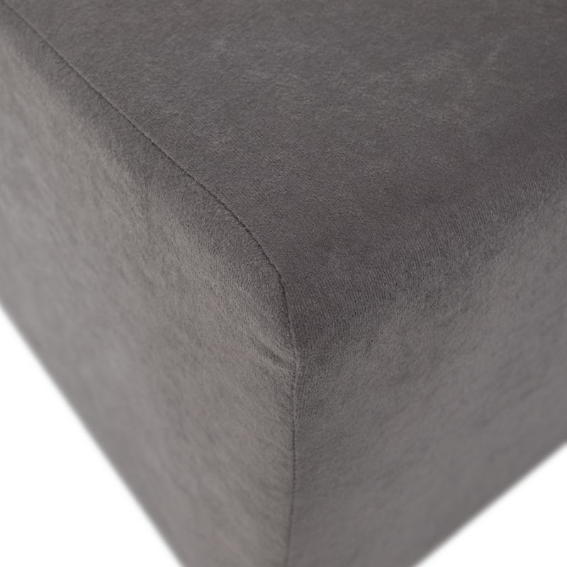 Praktický taburet, látka Alova sivá