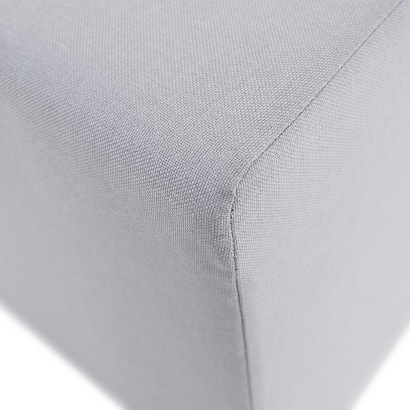 Praktický taburet, látka Savana svetlosivá