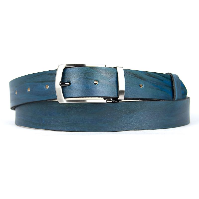 Ručne maľovaný kožený opasok, 153cm, Limitovaná edícia 09