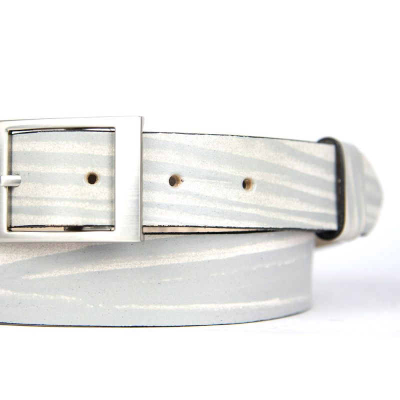 Ručne maľovaný kožený opasok, 112cm, Limitovaná edícia 02