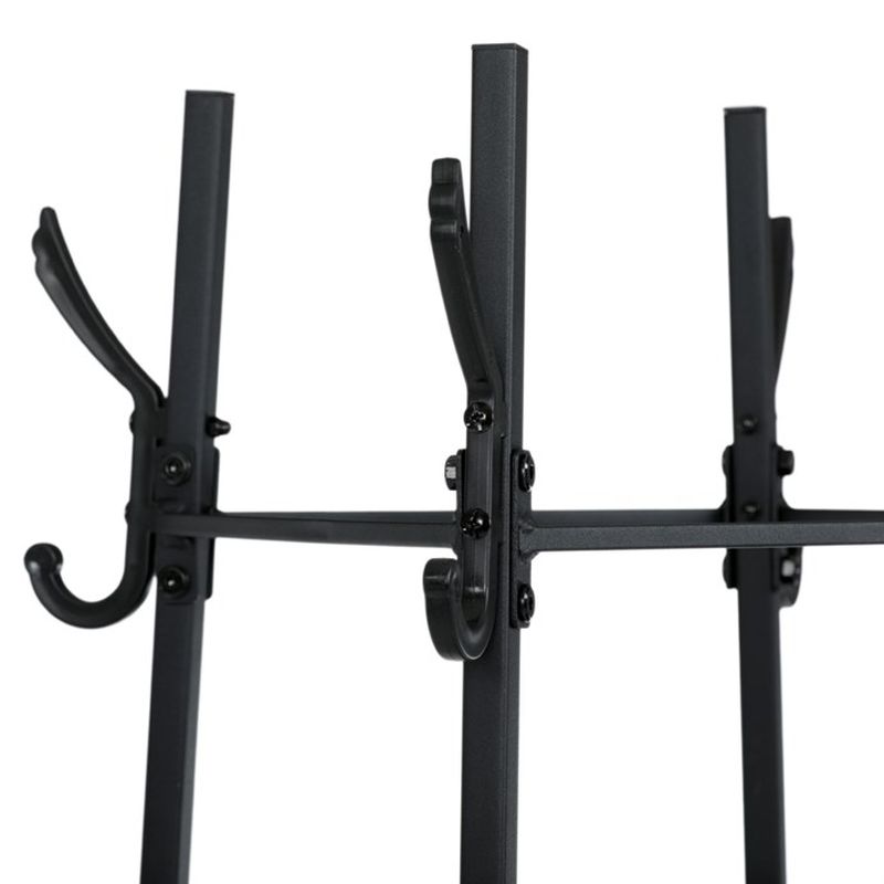 Vešiak so 4 policami z MDF, dekor staré drevo