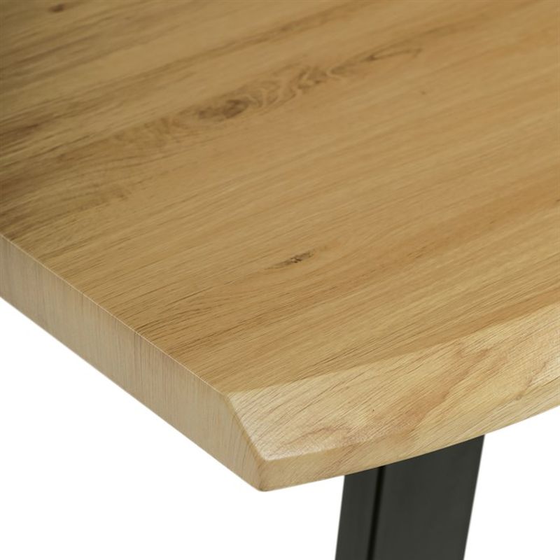 Stôl jedálenský 180x90, MDF doska dekor divoký dub, nohy v tvare U