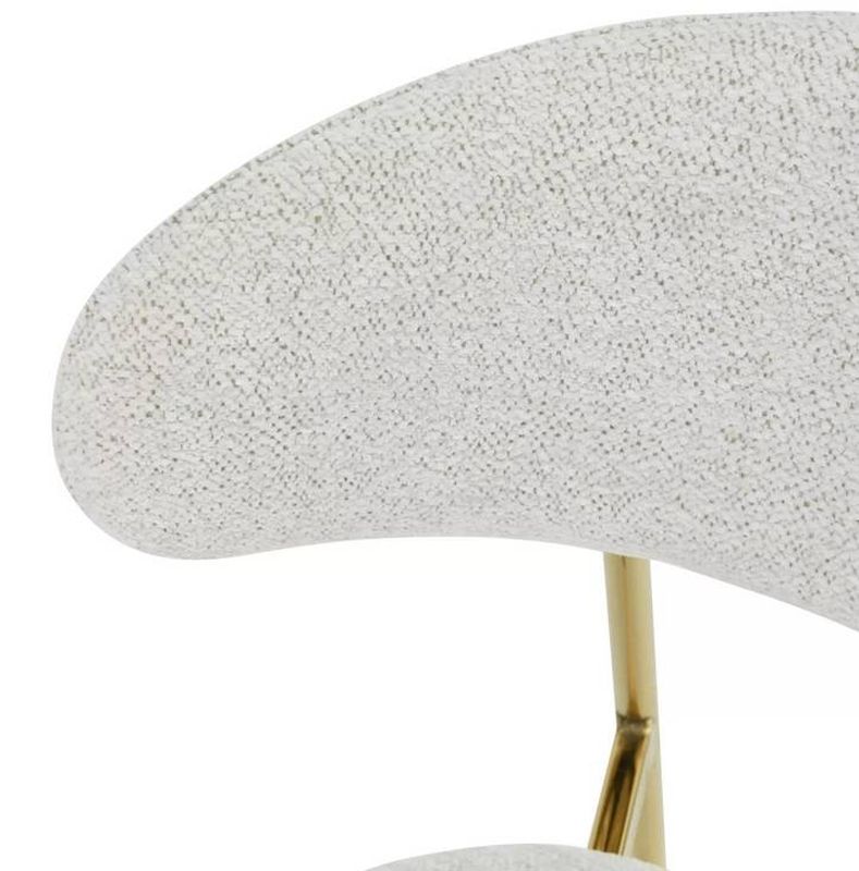 Štýlová jedálenská stolička, zlatá-svetlobéžová 22