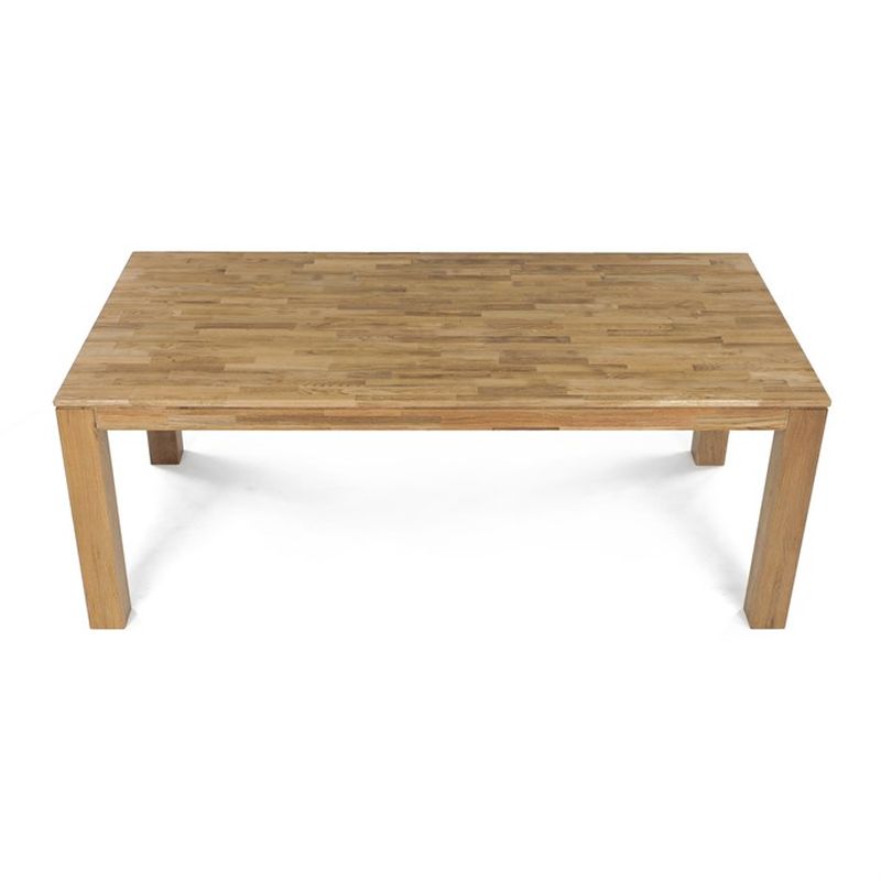 Jedálenský drevený stôl 200x100, masív dub biely, povrchová úprava olejom