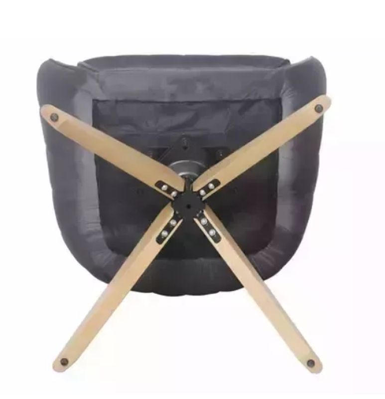 Stolička jedálenská s výnimočným dizajnom, dub-sivá vevlet 14