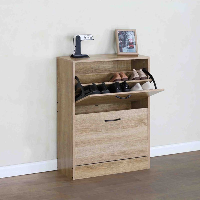 Praktický botník 2-radový, dub