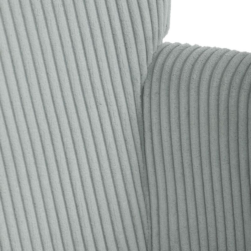 Relaxačné kreslo s podnožkou – modrý menčester