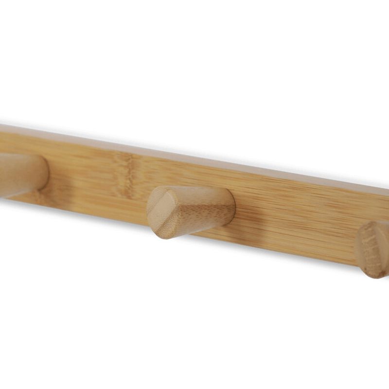 Vešiak s 2 policami – bambus, prírodný