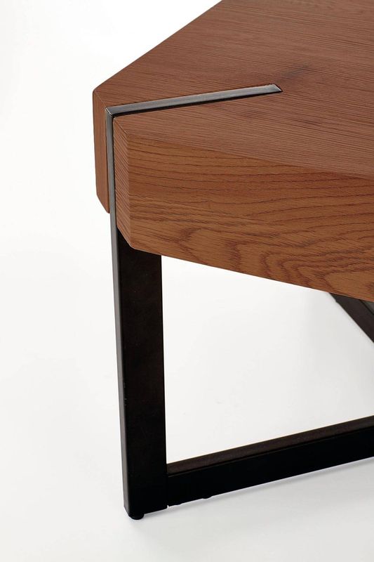 Konferenčný stolík 110, čierna-dub zlatý