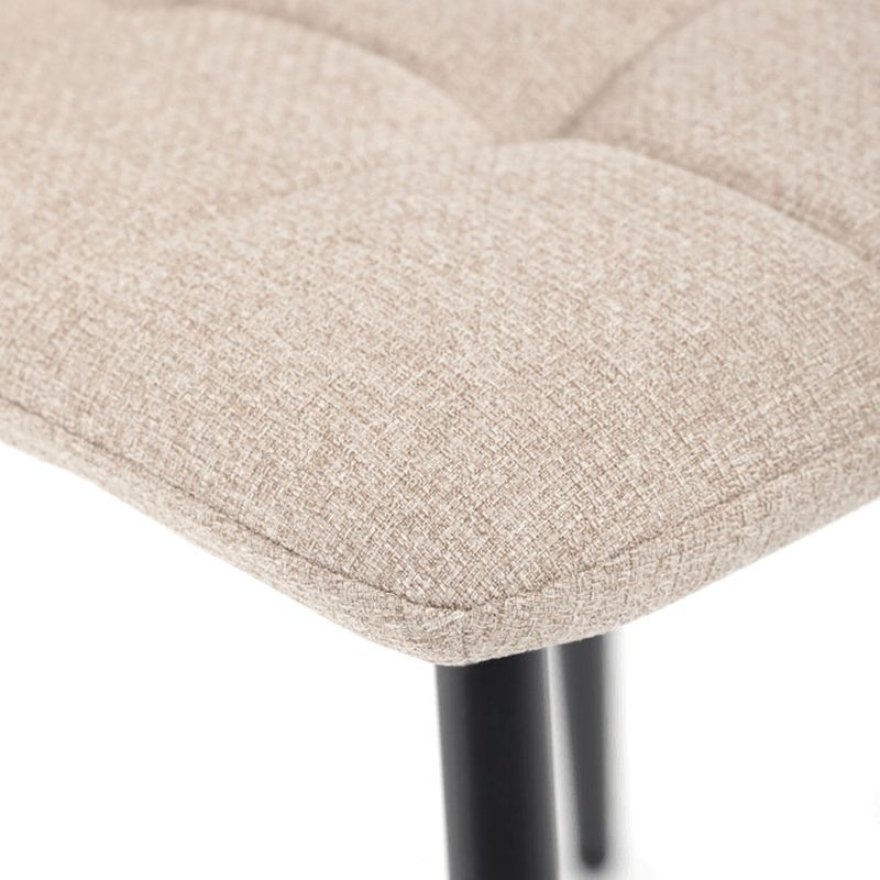 Stolička jedálenská, madlo, ľahko čistiteľná béžová látka