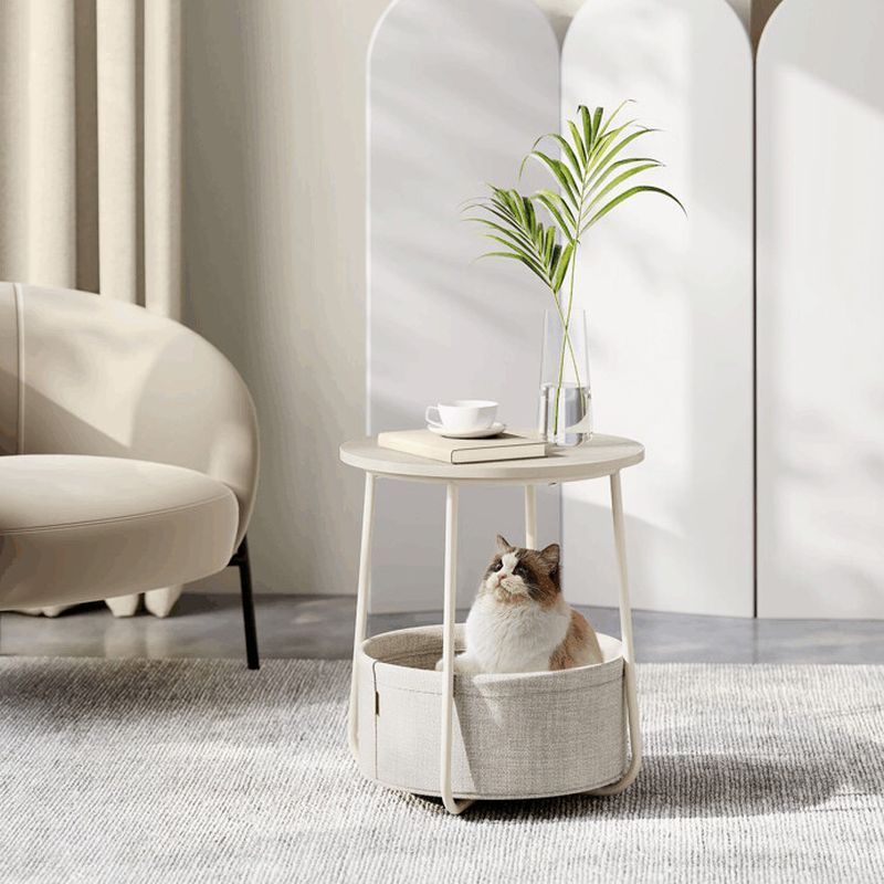 Odkladací stolík 45x45x50 cm, MDF kašmír