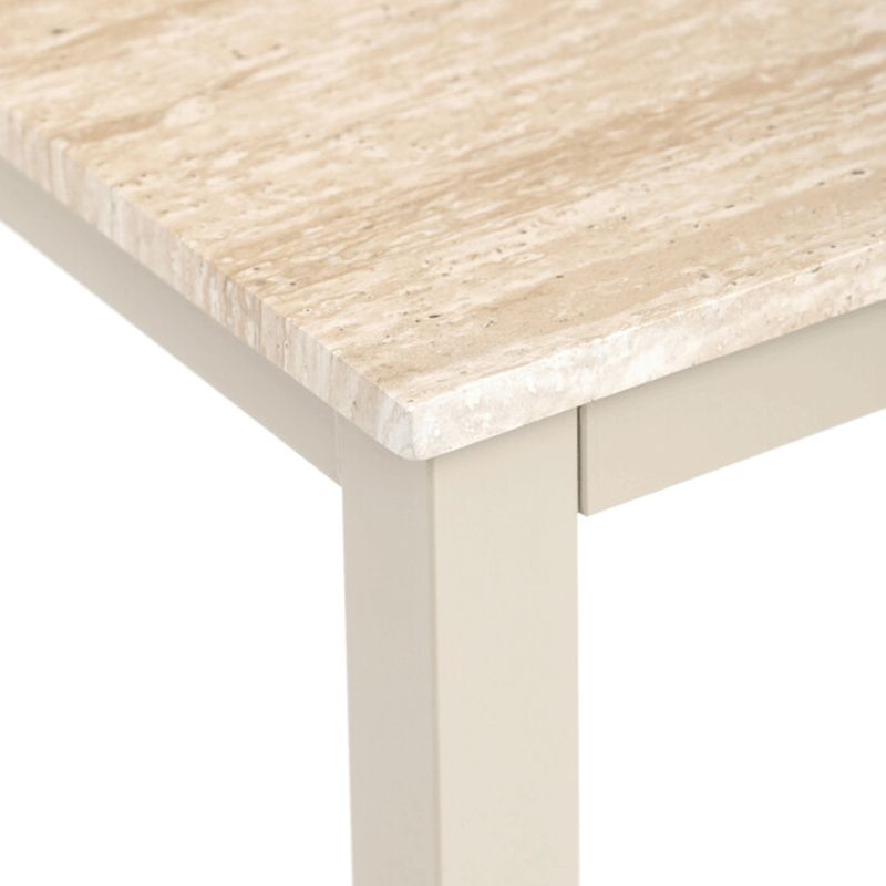 Jedálenský stôl 110×70×75 cm, MDF travertín