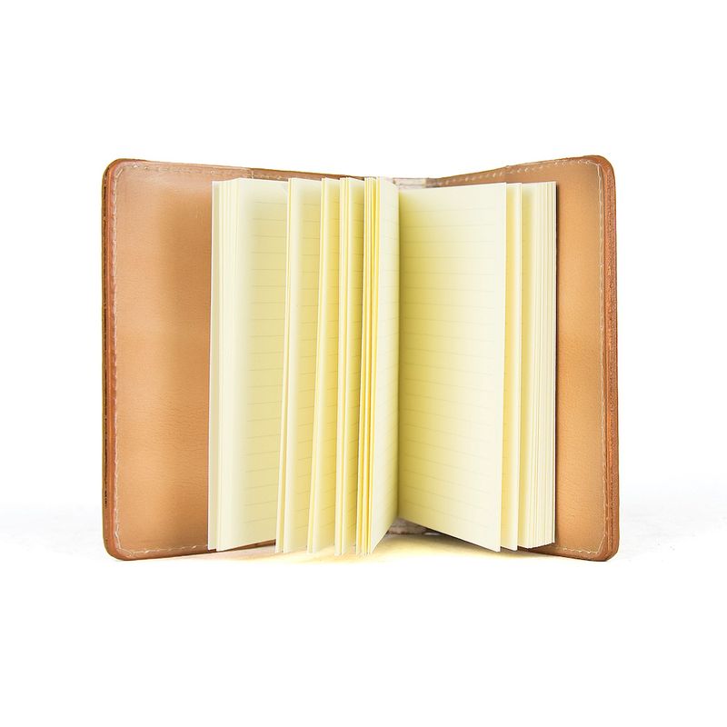 Ručne tvarovaný, vyklepávaný kožený zápisník – Cválajúci kôň 2