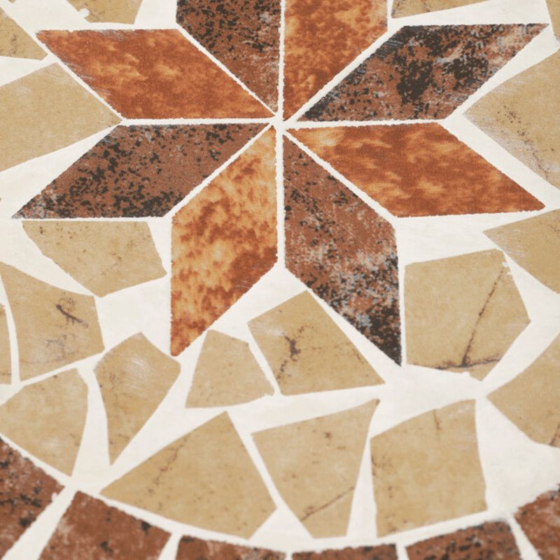 Set 3 stojanov na kvety, s keramickou mozaikou, béžový