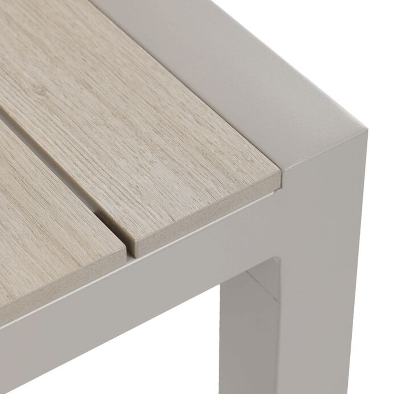 Záhradný stôl, béžový, 162×90cm, s polywoodovou doskou