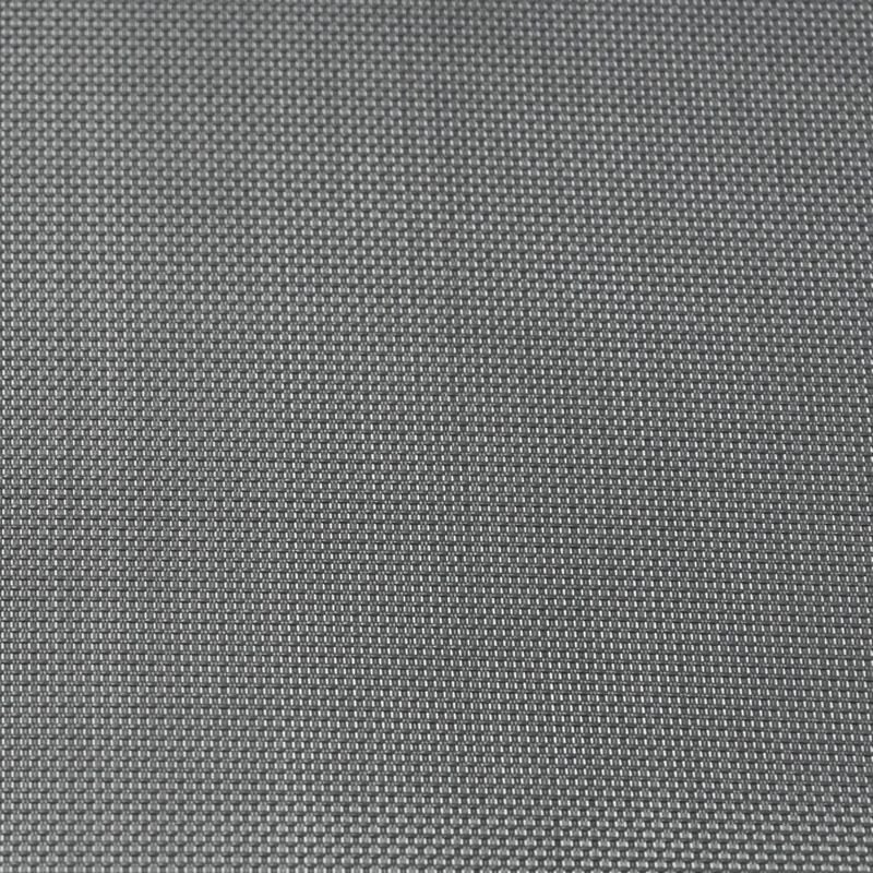 Záhradná stolička, kov čierny, sivá sieťovina, stohovateľná