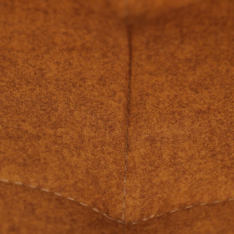 Barová stolička žltá látka, štvornohá kovová podnož