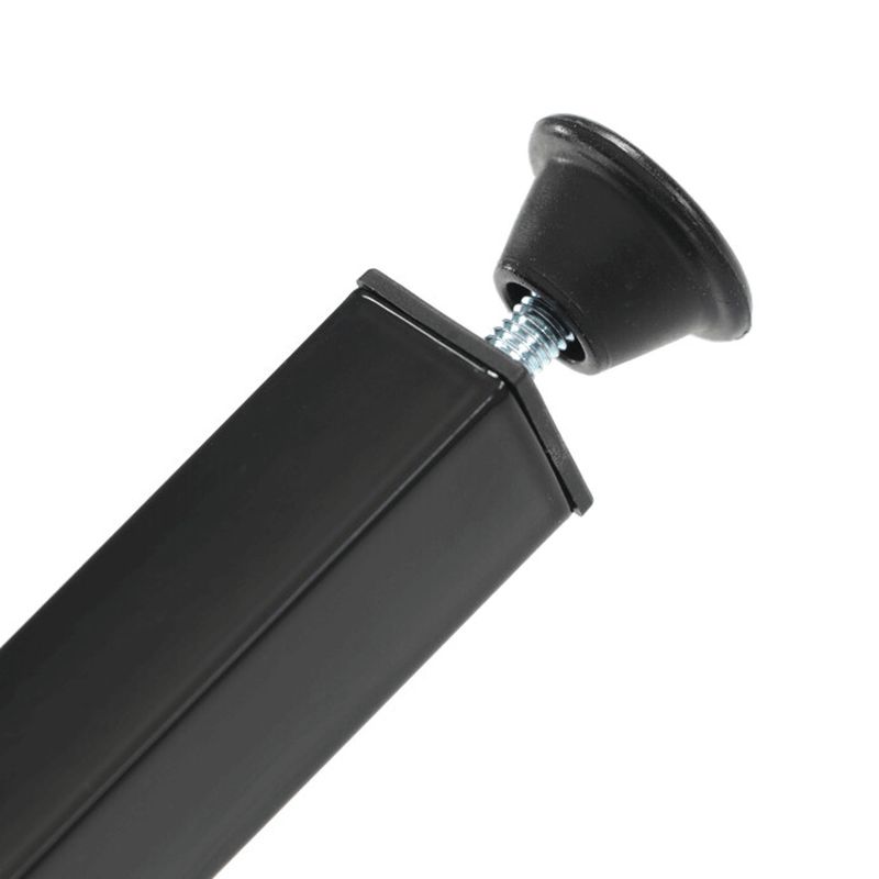 Regál, 4 police, dekor hnedý, čierny lak s výstuhou v tvare X