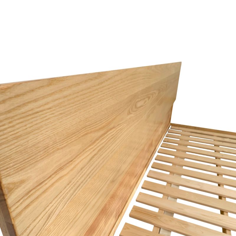 Manželská posteľ 180 z masívu, v prírodnom prevedení s roštom