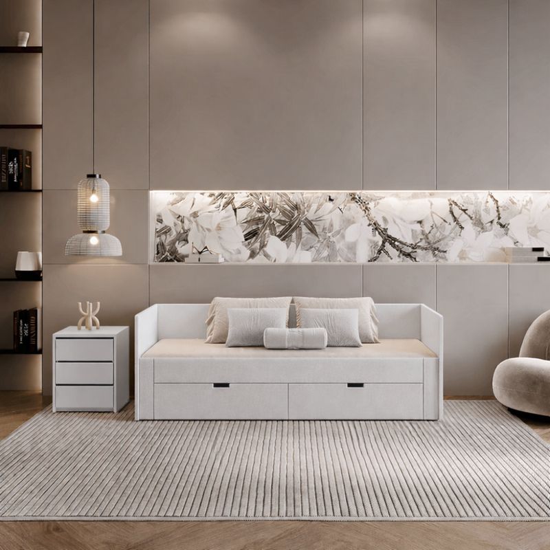 Rozkladacia posteľ 90-180x200 s roštom, kašmír