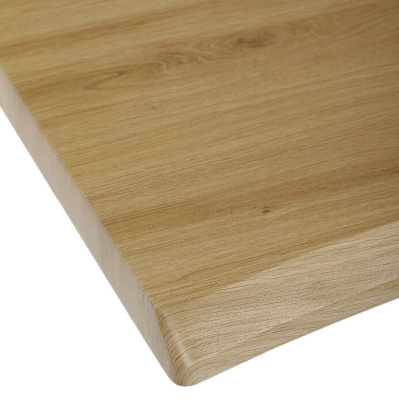 Jedálenský stôl 210x100, MDF divoký dub, nohy kov čierny v tvare X