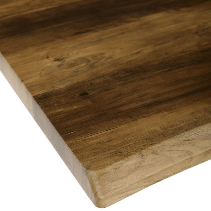 Jedálenský stôl 210x100, MDF old wood, nohy kov čierny v tvare X