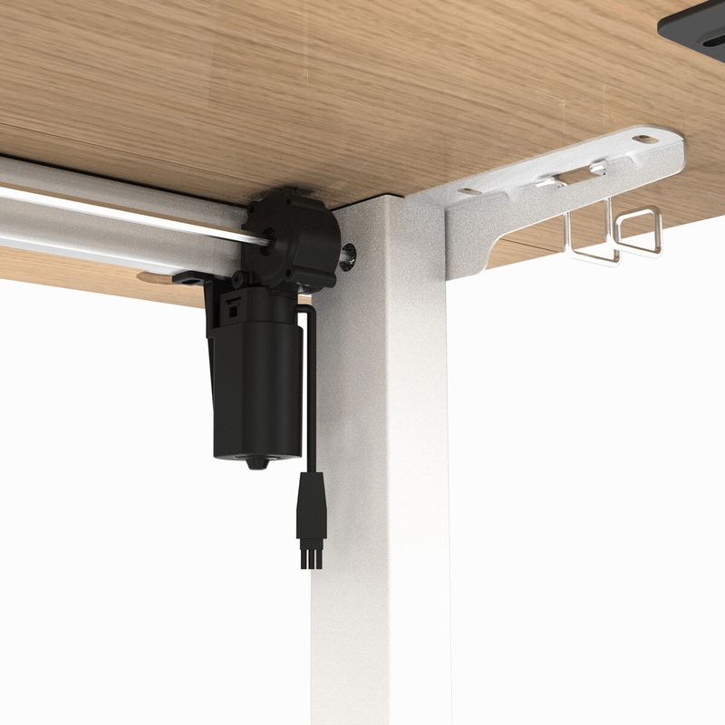 Ergonomický stôl s reguláciou výšky 120x60, melamín, dub