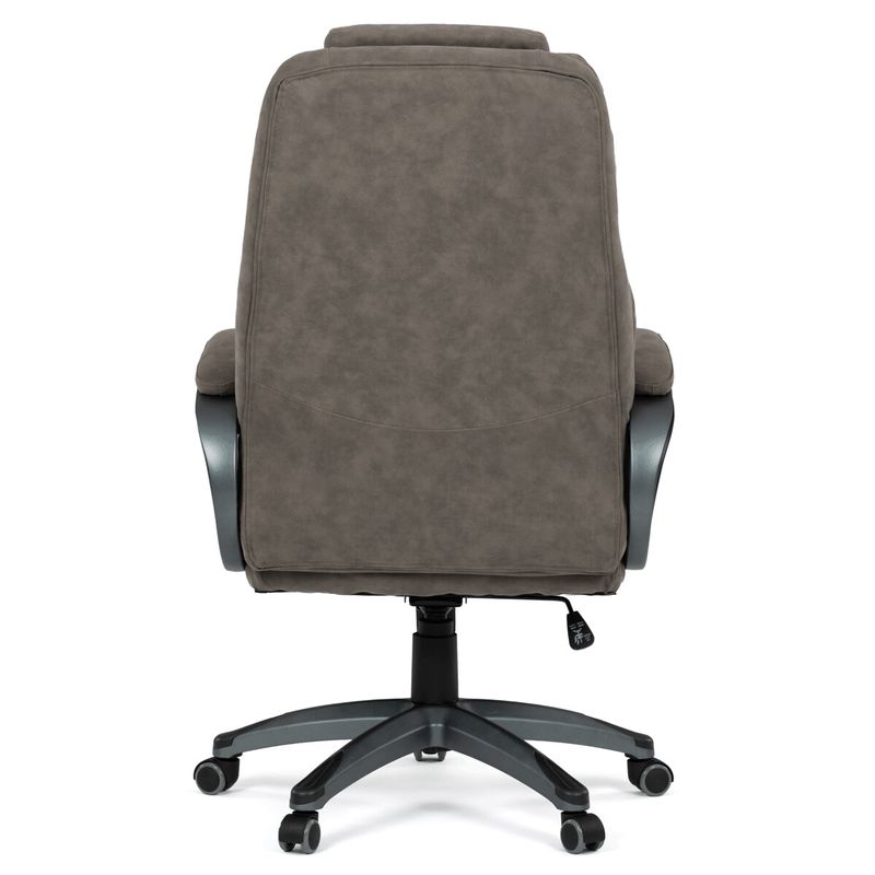 Elegantné kancelárske kreslo, sivá vintage látka
