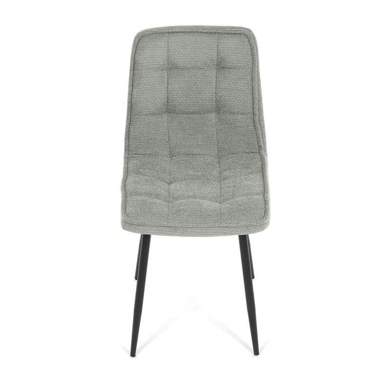 Jedálenský set so 4 stoličkami, 110x70cm, zelená látka, MDF divoký dub