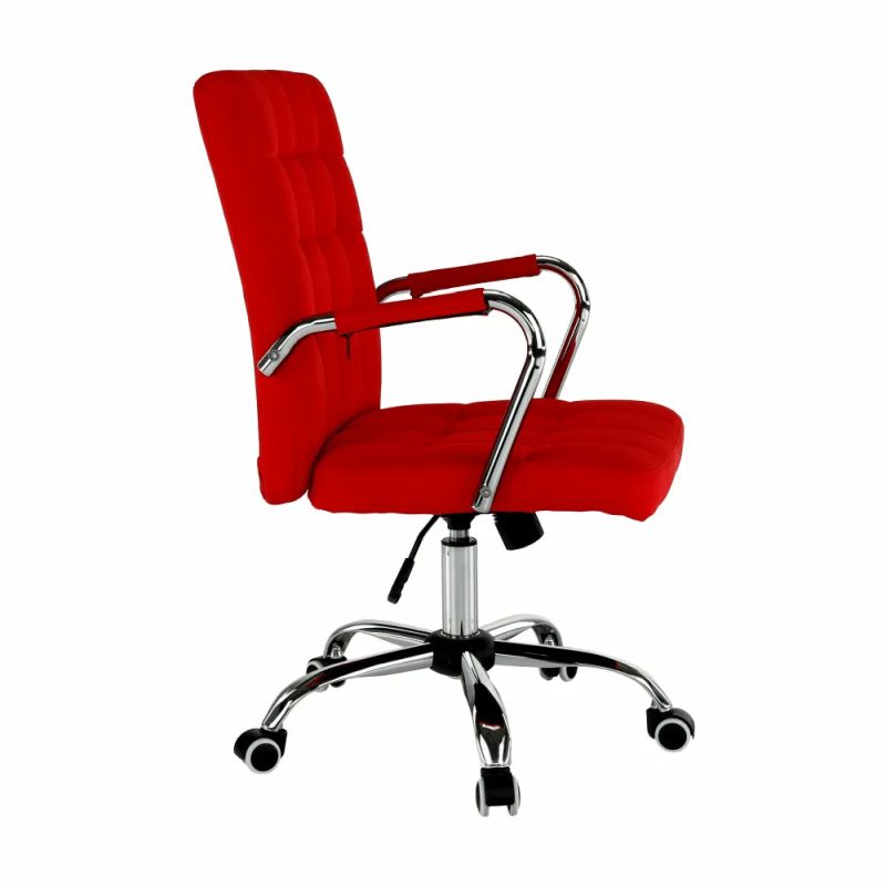 Kancelárske kreslo v modernom červenom prevedení