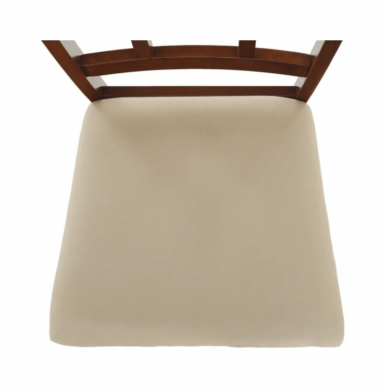 Výnimočná a elegantná jedálenská stolička vo farbe orech