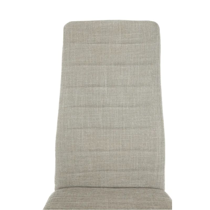 Stolička s jednoduchým dizajnom béžová látka
