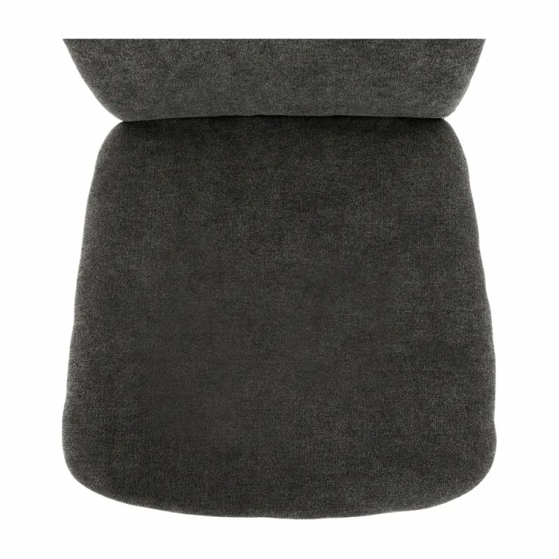 Moderná jedálenská stolička hnedosivá látka