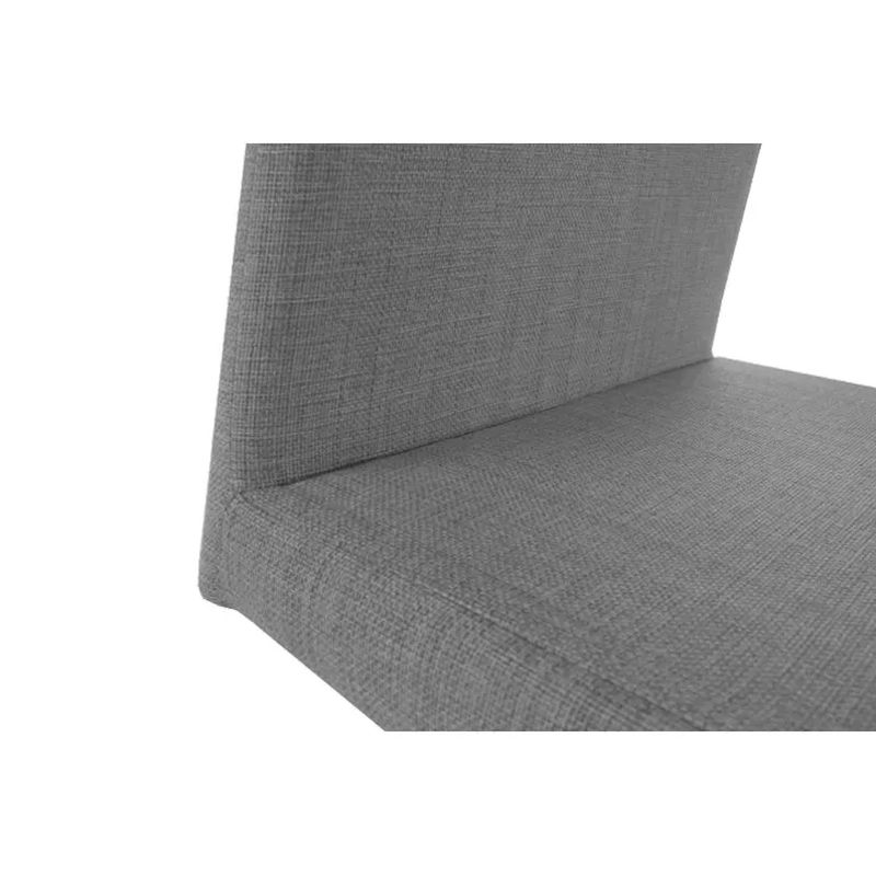 Jedálenská stolička do kuchyne látka tmavosivá