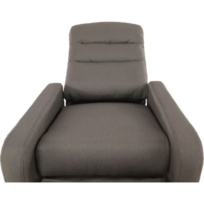 Mechanicky polohovacie relaxačné kreslo hnedé