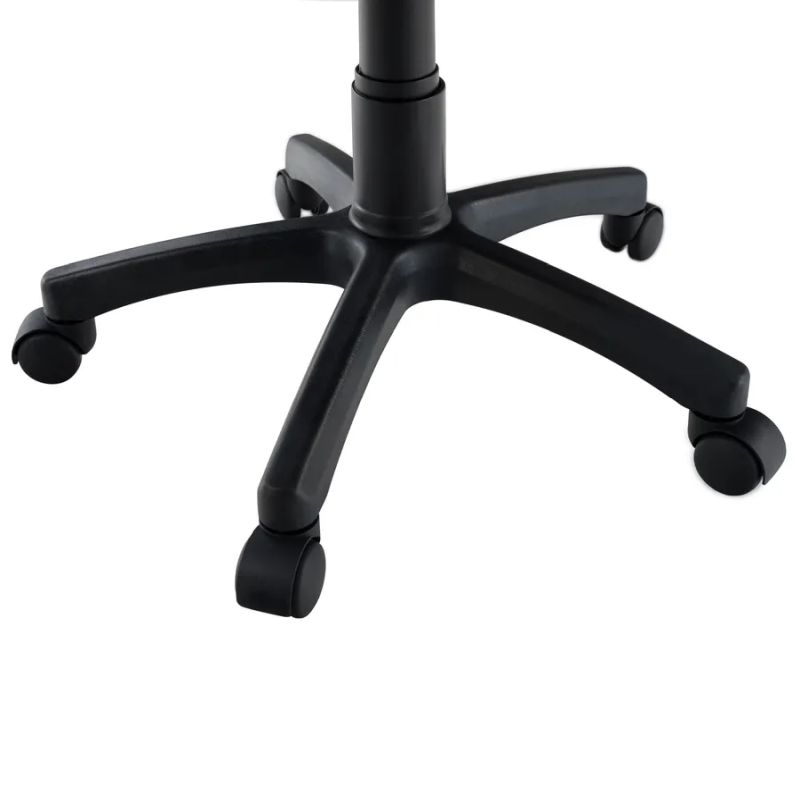 Jednoduchá kancelárska stolička čierna látka