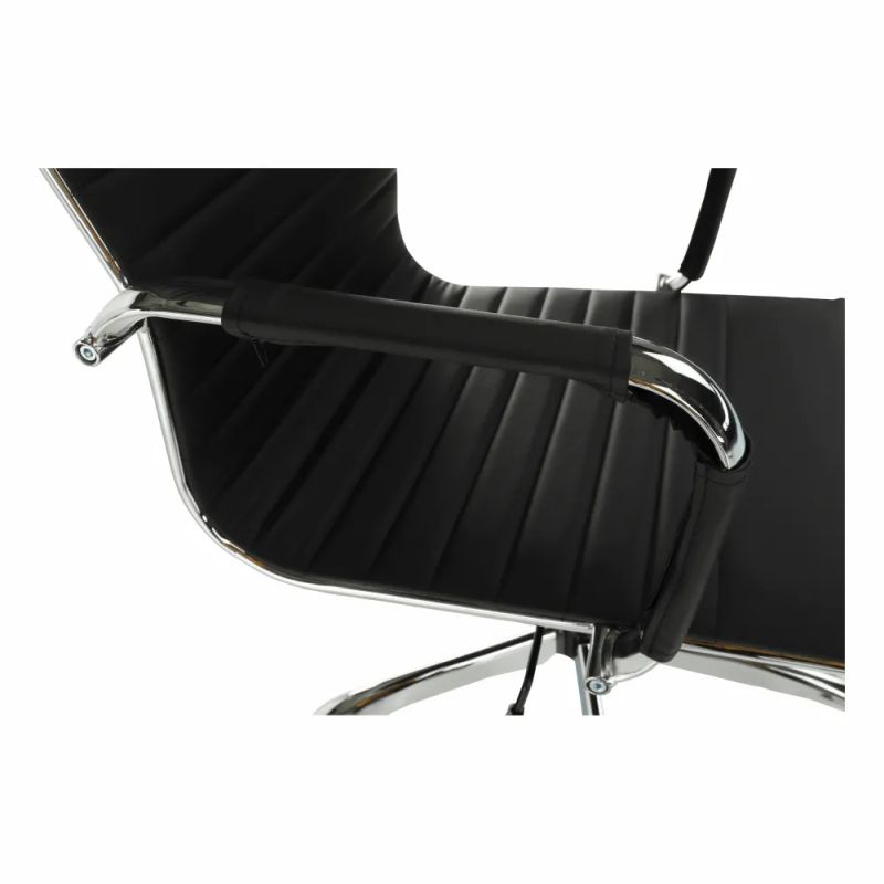 Moderné kancelárske kreslo čierne s vysokým operadlom