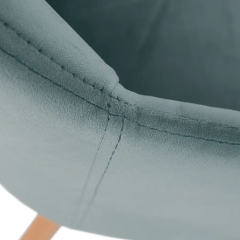 Moderné otočné kreslo čalúnené látkou neomint