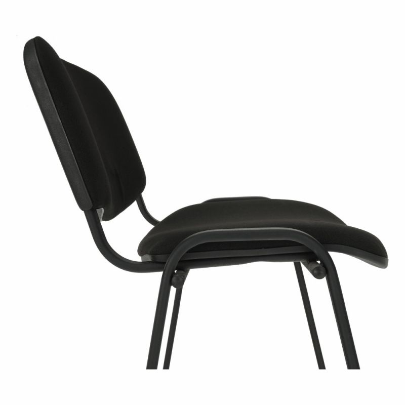 Kvalitná a pohodlná stolička s mäkkým sedením, čierna
