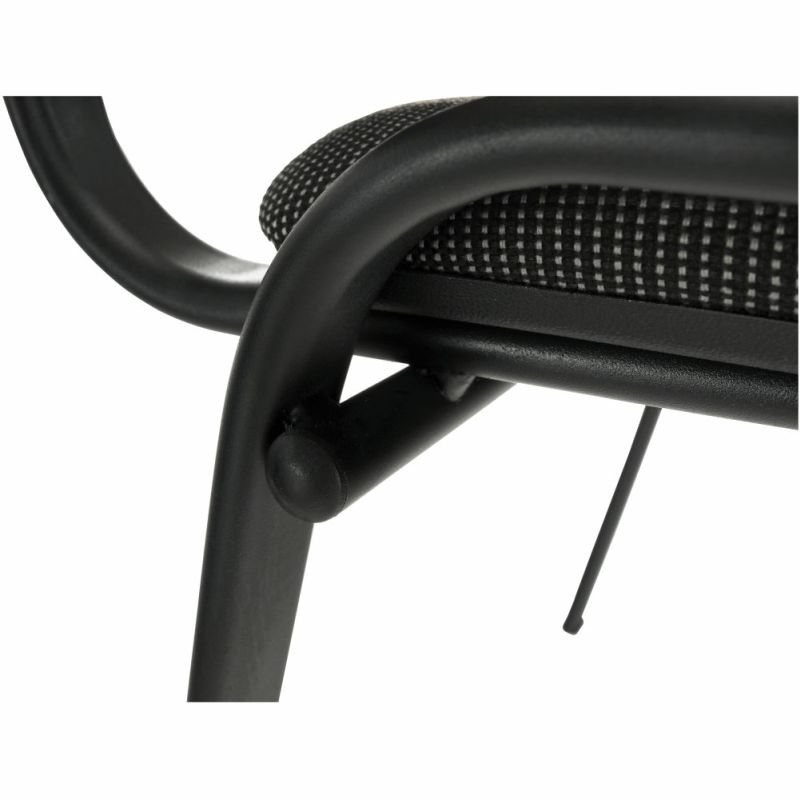 Kvalitná a pohodlná stolička s mäkkým sedením, sivá