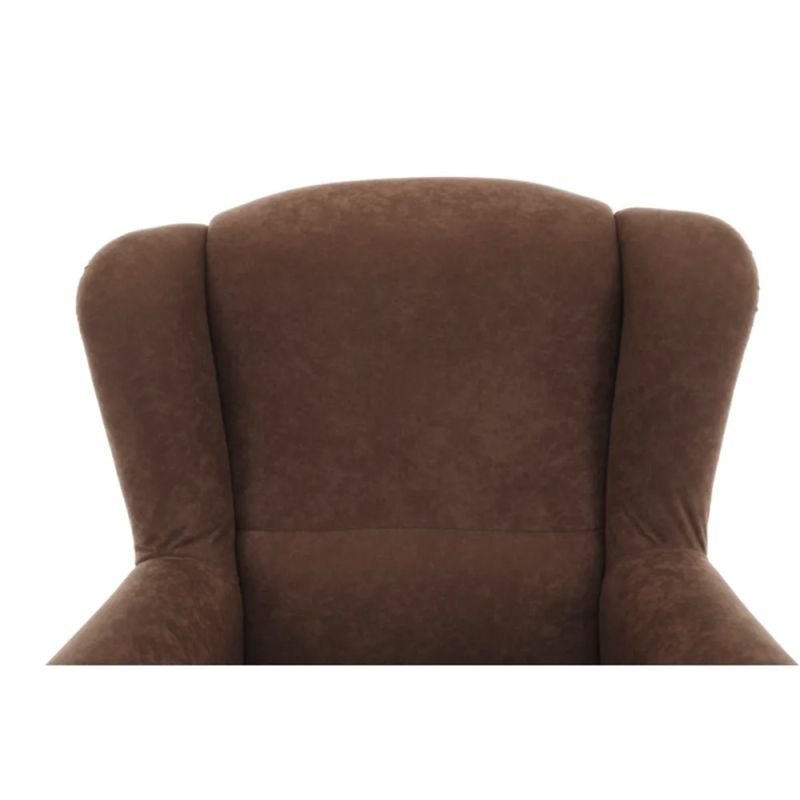 Dizajnový ušiak, látka hnedá