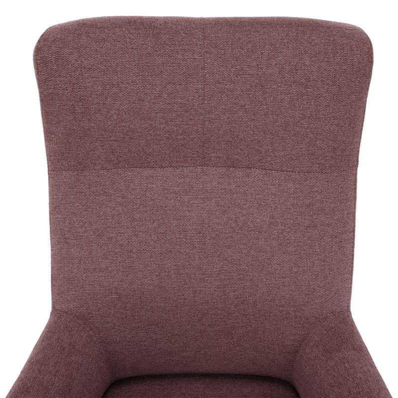 Komfortné kreslo ušiak, staroružová/buk