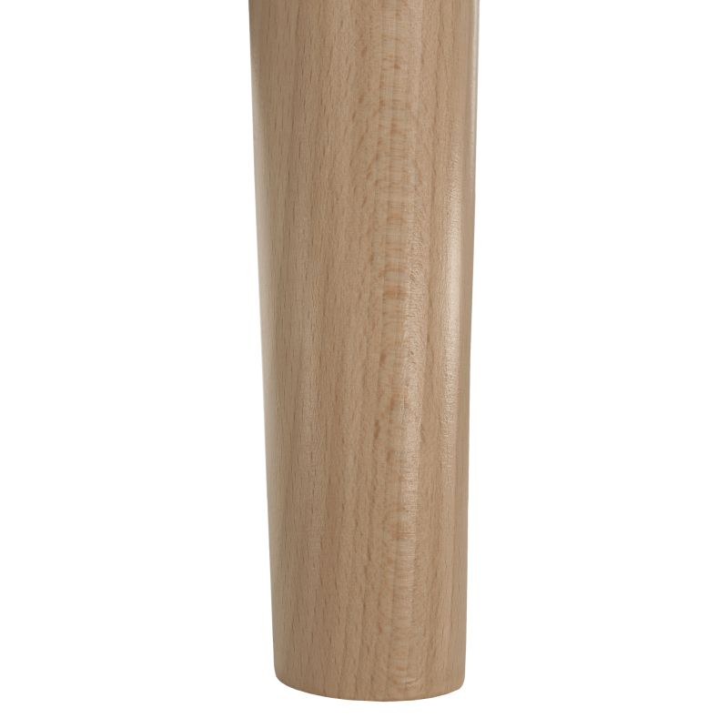 Komfortné kreslo ušiak, hnedá/buk