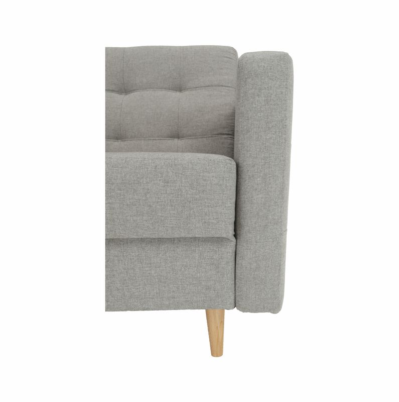 Celočalúnené kreslo, sivá látka