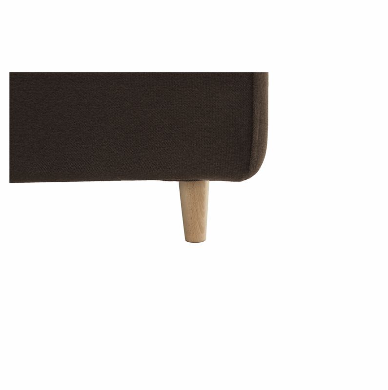 Celočalúnené kreslo, čokoládová látka