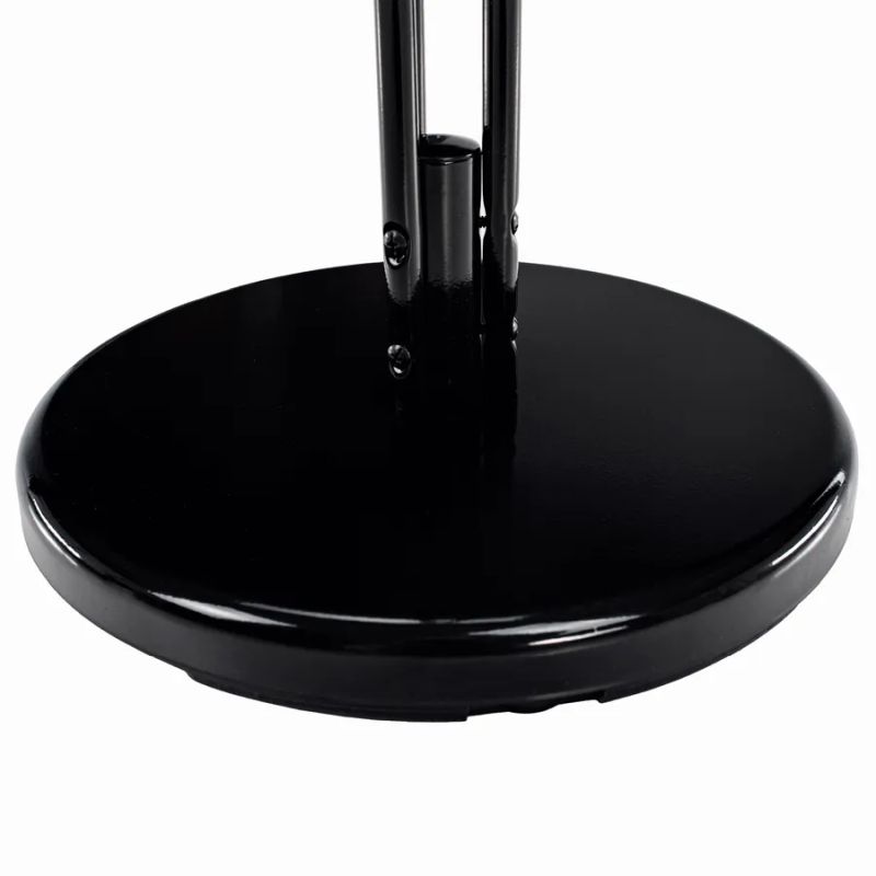 Vešiak, lesklá čierna/prírodné drevo